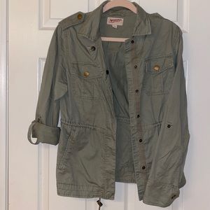 Arizona Jean Company Green Army Fatigue Jacket